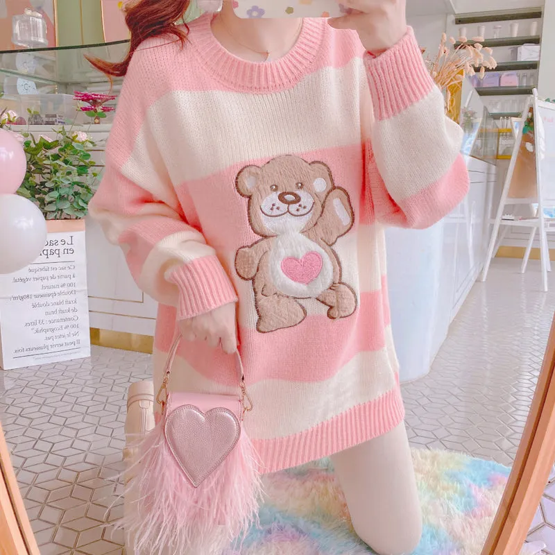 cartoon striped sweater PL52513