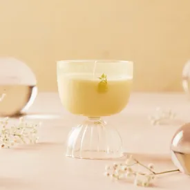 Champagne Coup Glass Candle