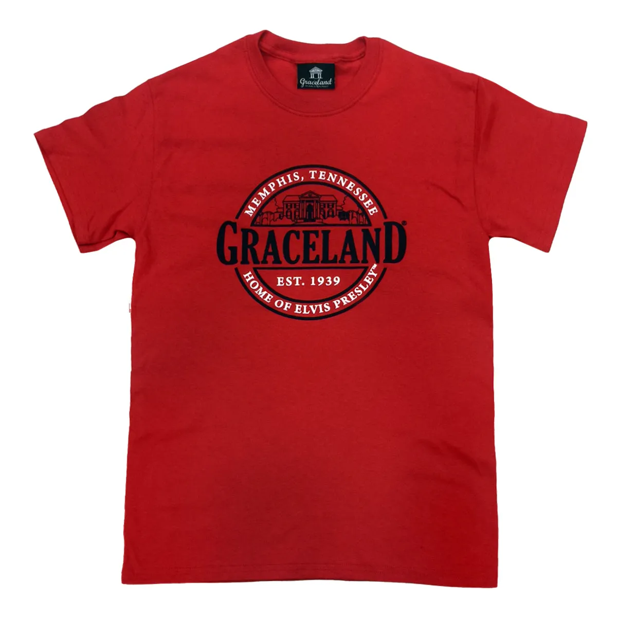 Circle Graceland Home of Elvis T-Shirt