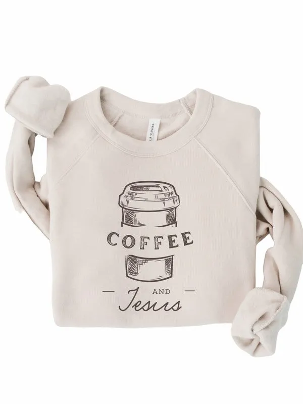 Coffee and Jesus Crewneck Sweatshirt