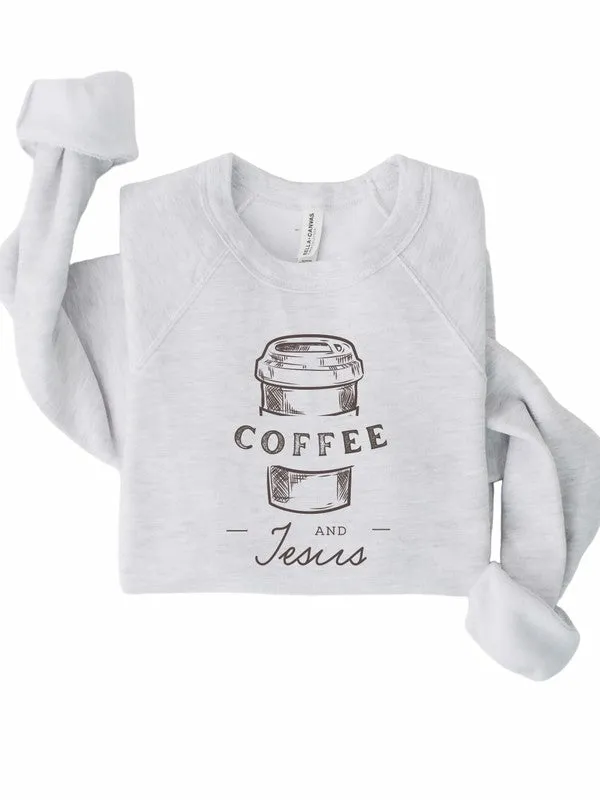 Coffee and Jesus Crewneck Sweatshirt