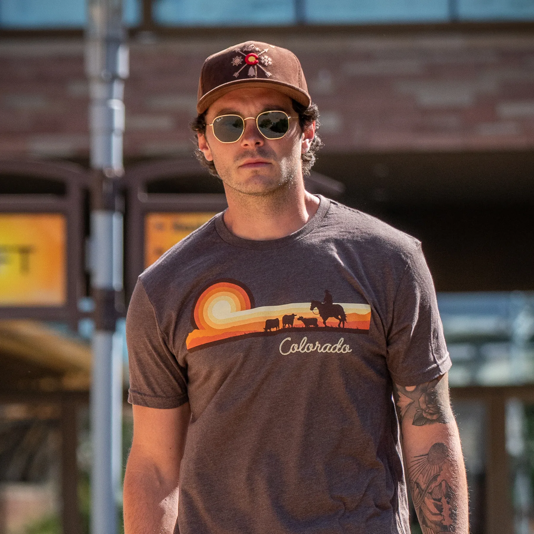 Colorado Western Sunset T-Shirt