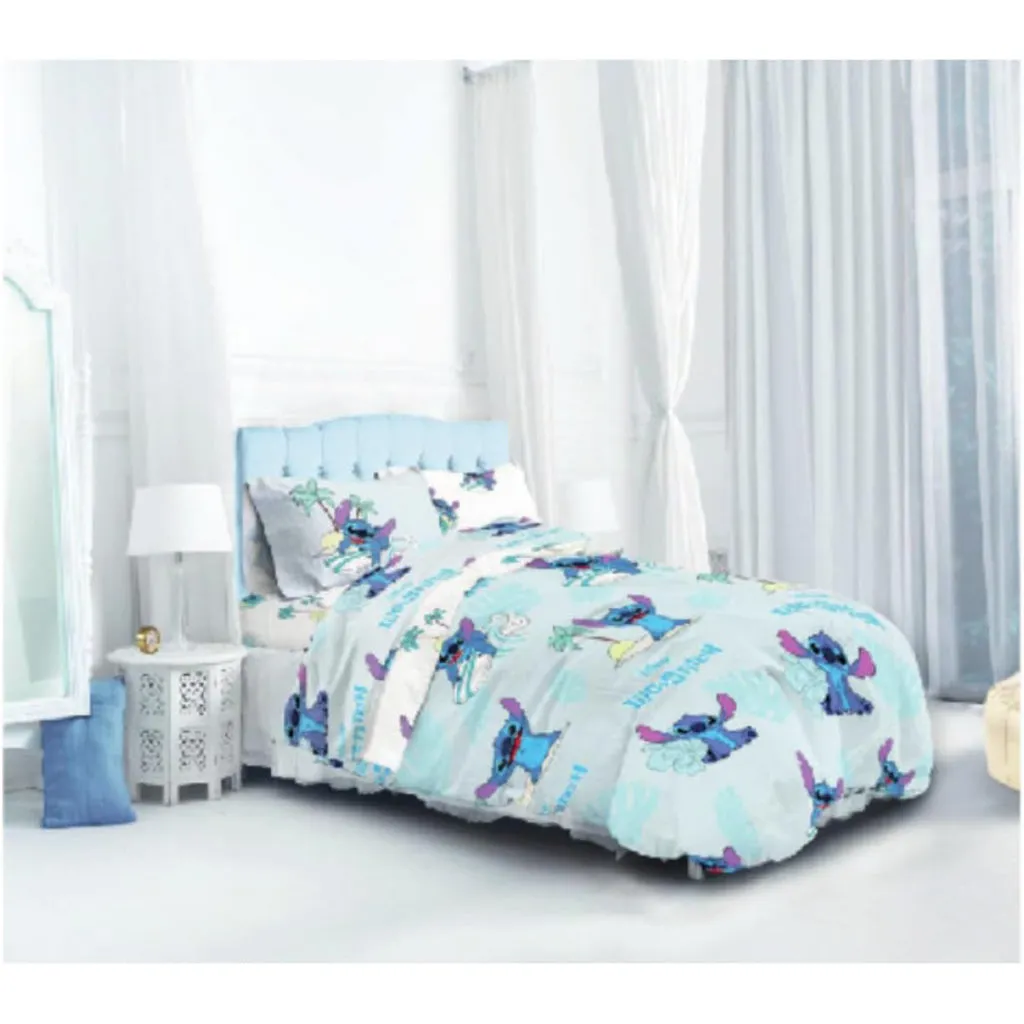 Completo Letto Singolo Novia Lilo e Stich Azzurro