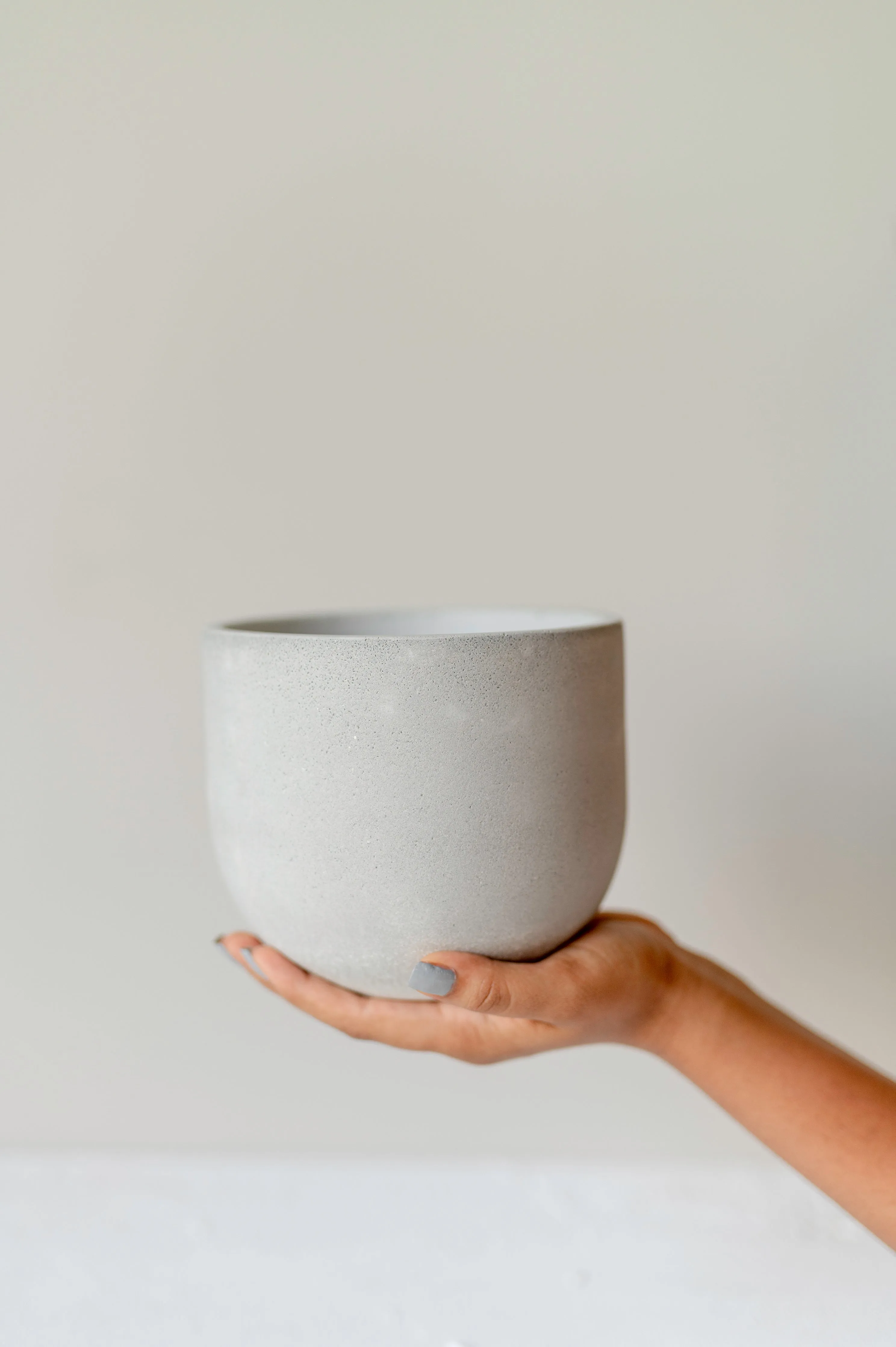 Concrete Indoor Planter Em Casa II