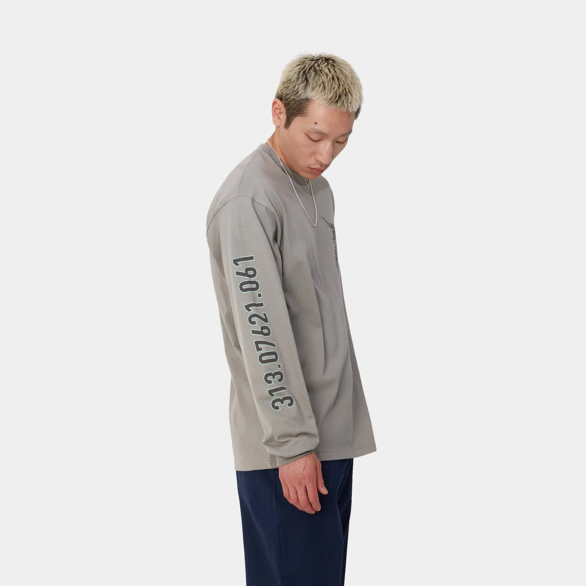 Coordinate Long Sleeve T-Shirt | Misty Grey