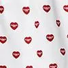 Cotton Boxer | White Heart Print