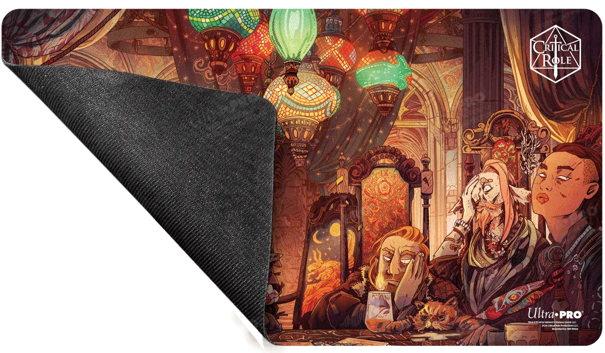 Critical Role PoD Stitched Edge Playmat - A Toast to Mollymauk