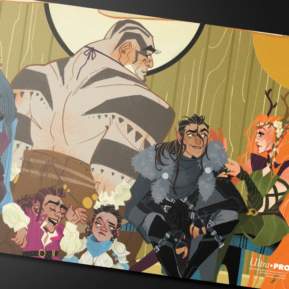 Critical Role PoD Stitched Edge Playmat - Cover of Vox Machina Origins III #2