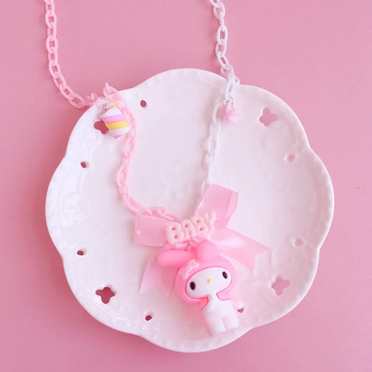 Cute Cartoon Long Necklace PL52564