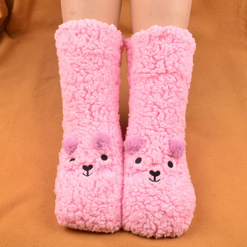 Cute cartoon plush socks (1 pair) PL52147