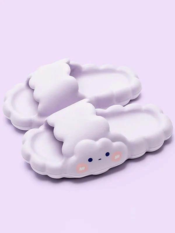 Cute Cloud Design Soft Indoor Slipper