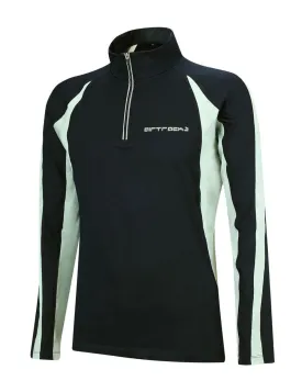 Damen Thermo Funktions Laufshirt Langarm Pro Schwarz