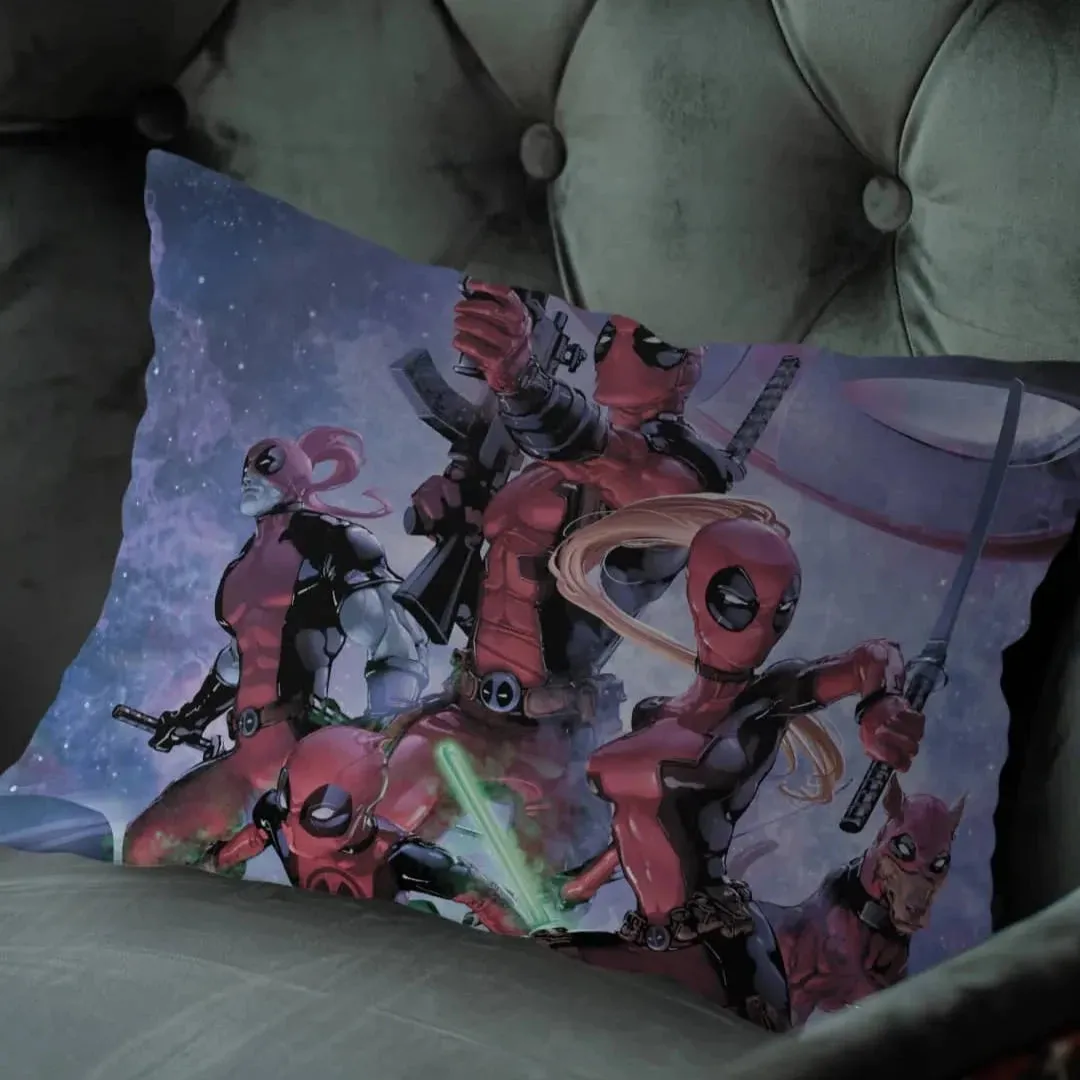 Deadpool Clan Rectangle Pillow