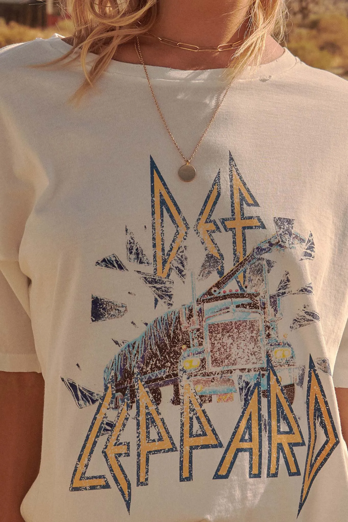 Def Leppard On Through the Night Graphic Tee