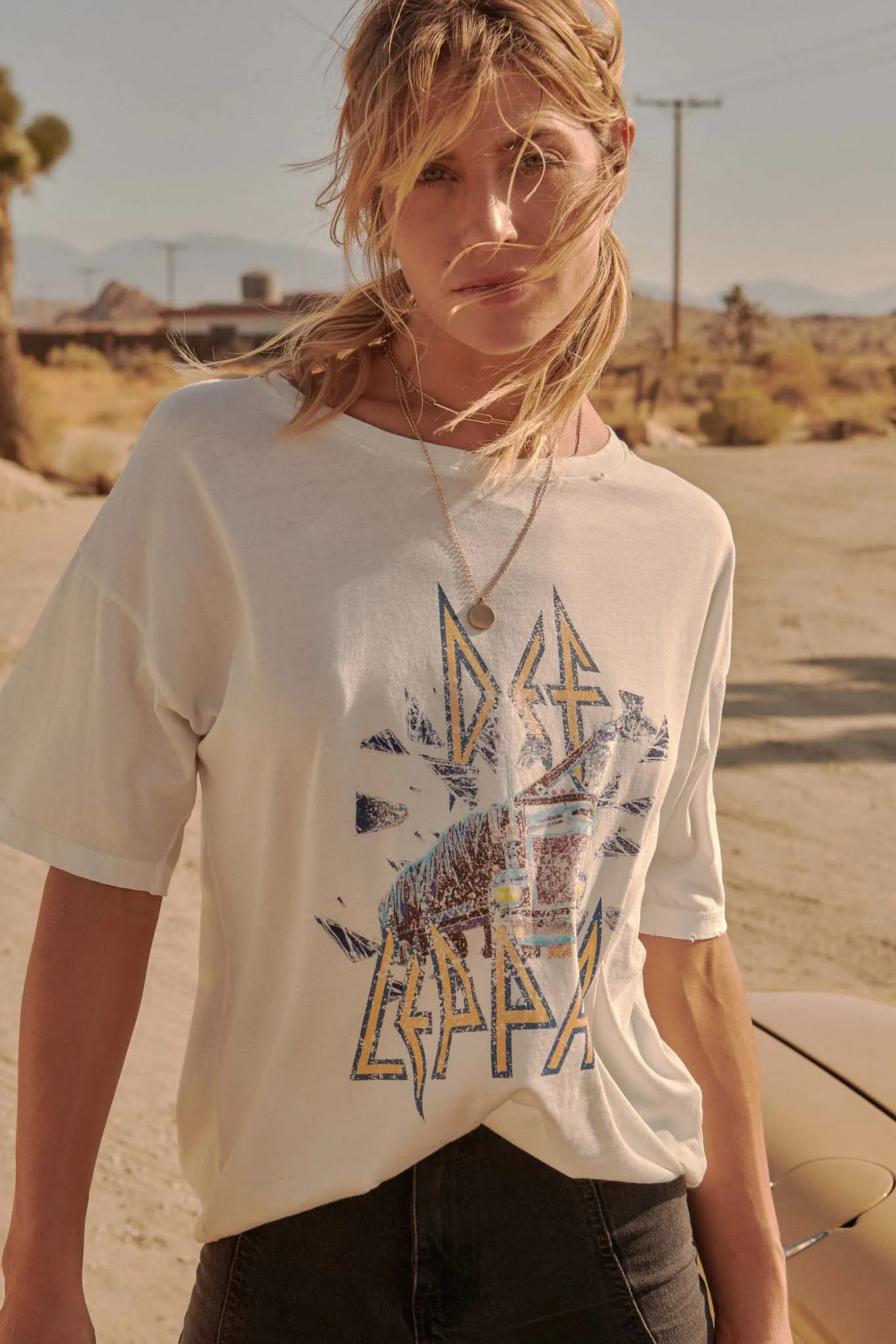 Def Leppard On Through the Night Graphic Tee