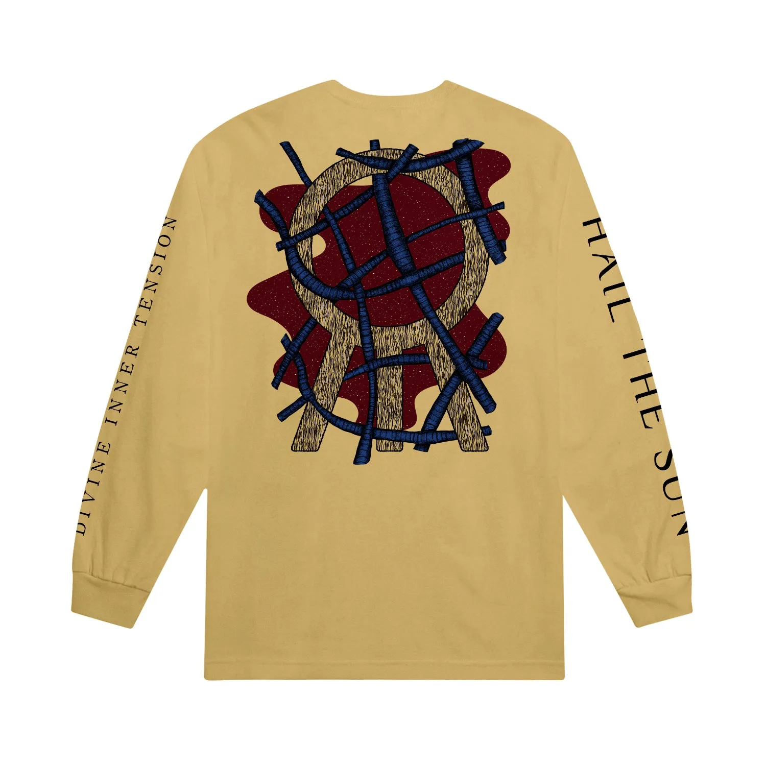 Divine Inner Tension (Tentacle) • Mustard • Long-Sleeve T-Shirt