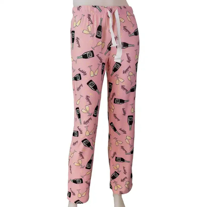 DKR Women's Soft Sleep Pants - Bubbly