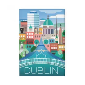 DUBLIN REFRIGERATOR MAGNET