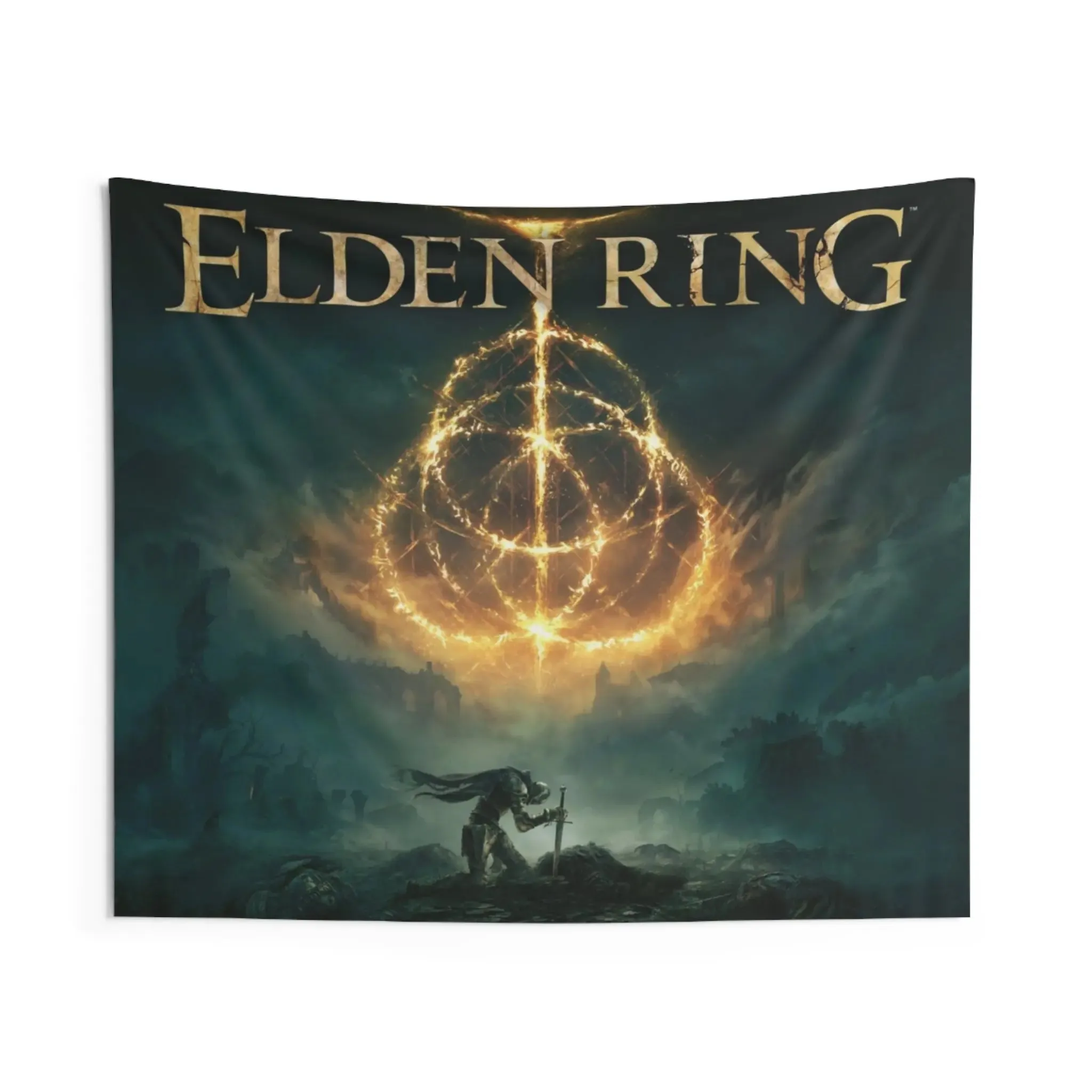 Elden Ring Game Logo Indoor Wall Tapestries