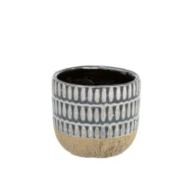 Ennis Flower Pot - Small, Black