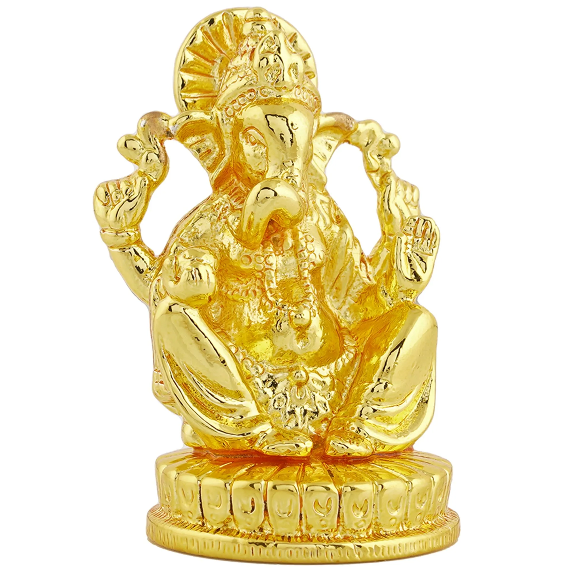 Estele Gold Plated Divine Ganesh Idol