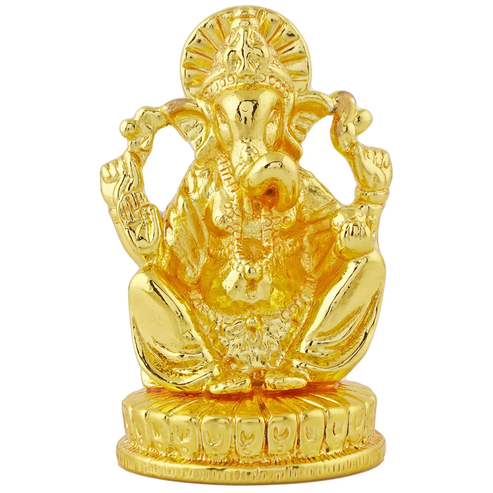 Estele Gold Plated Divine Ganesh Idol