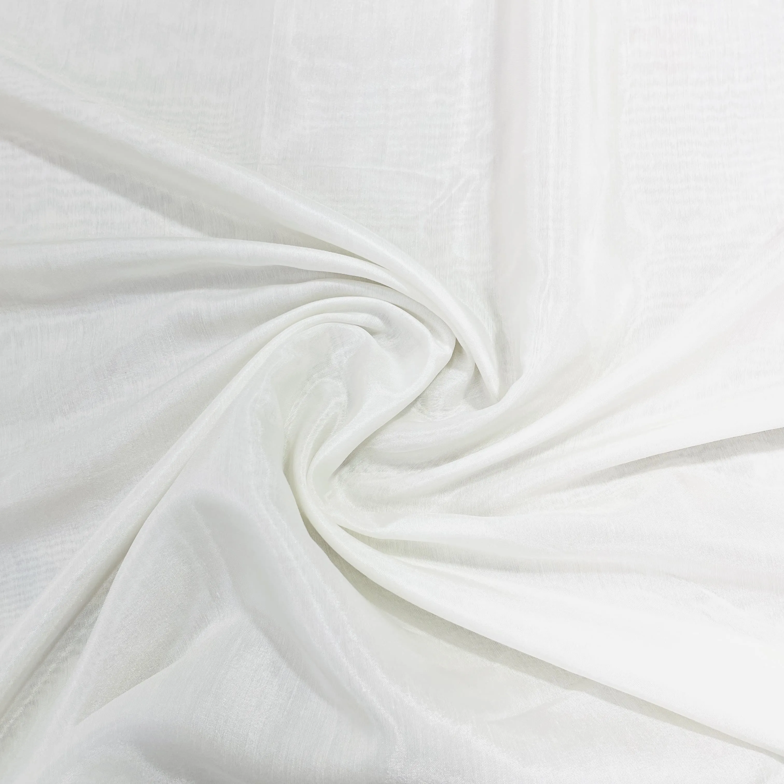 Exclusive White Solid Dyeable Muslin Fabric