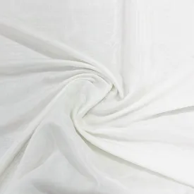 Exclusive White Solid Dyeable Muslin Fabric