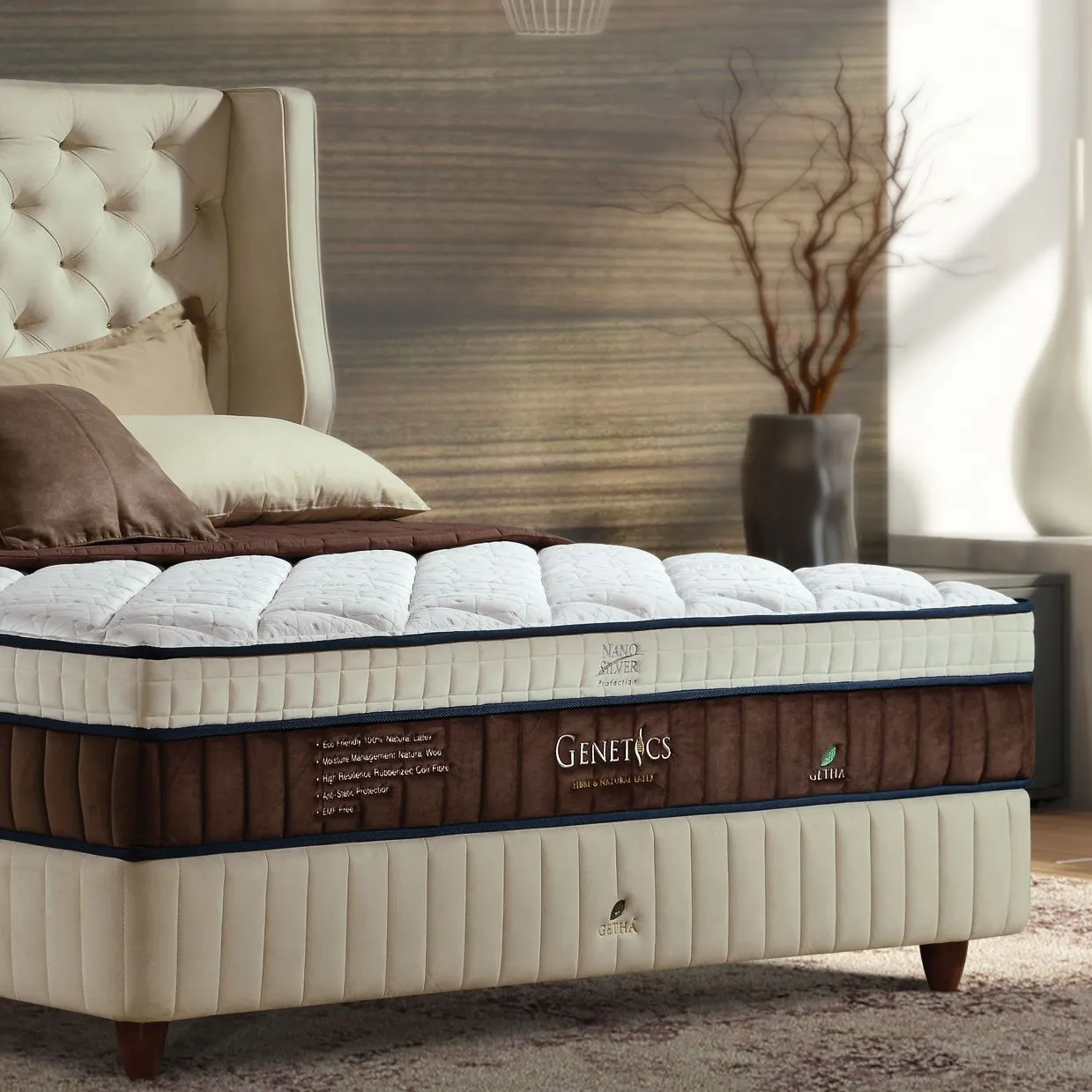 Genetics Fibre And Natural Latex Mattress