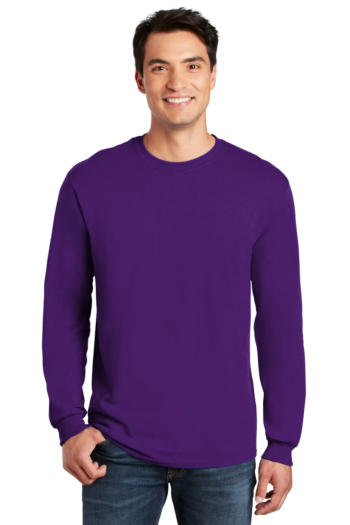 Gildan - Heavy Cotton™ 100% Cotton Long Sleeve T-Shirt. 5400