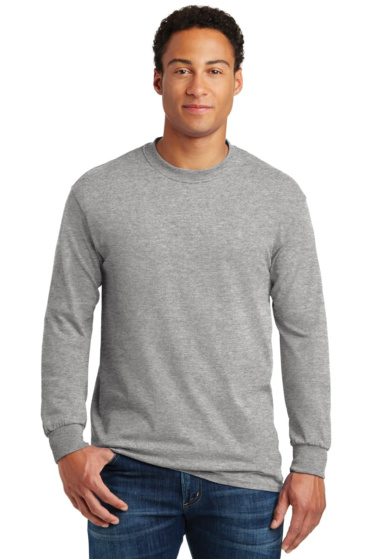 Gildan - Heavy Cotton™ 100% Cotton Long Sleeve T-Shirt. 5400