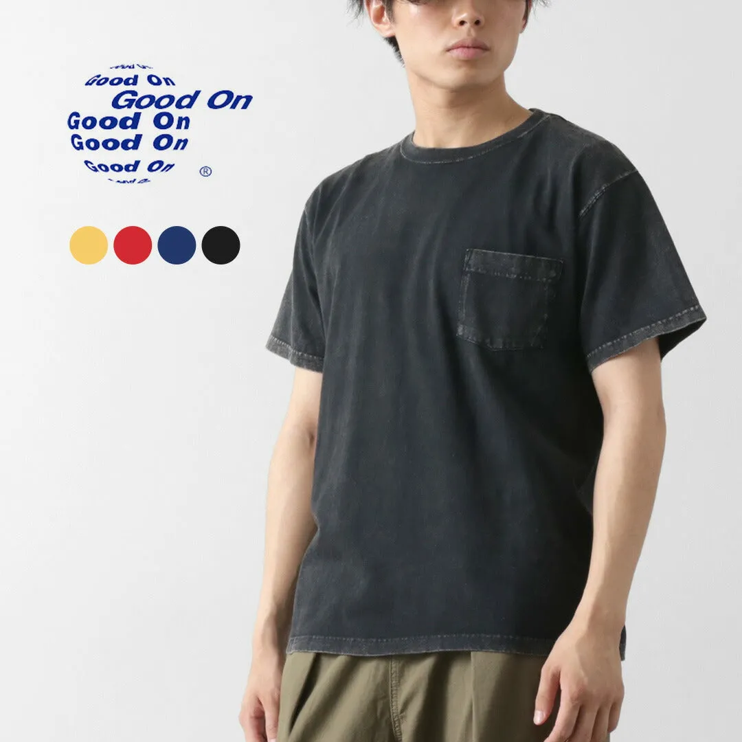 GOOD ON / Short Sleeve Pocket T-Shirt Vintage Dye