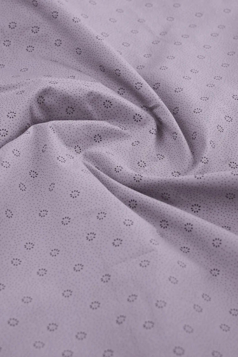 Grey Polkadot Print -Full-Stain Proof