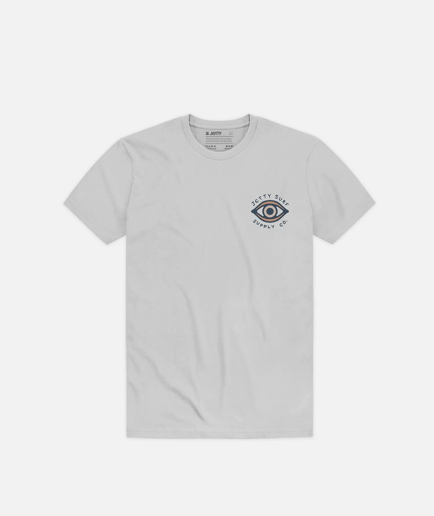 Grom Visions Tee - Light Grey