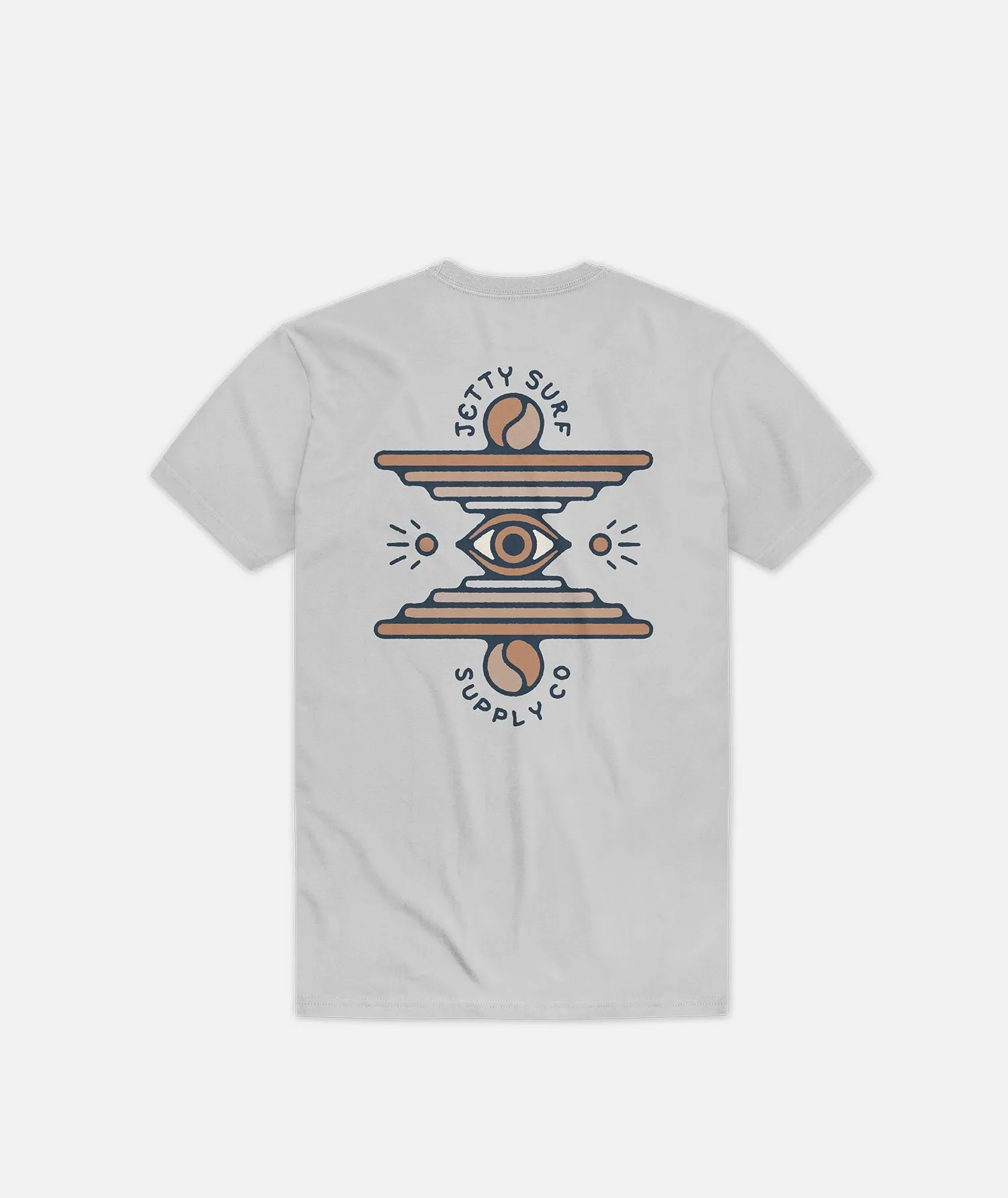 Grom Visions Tee - Light Grey