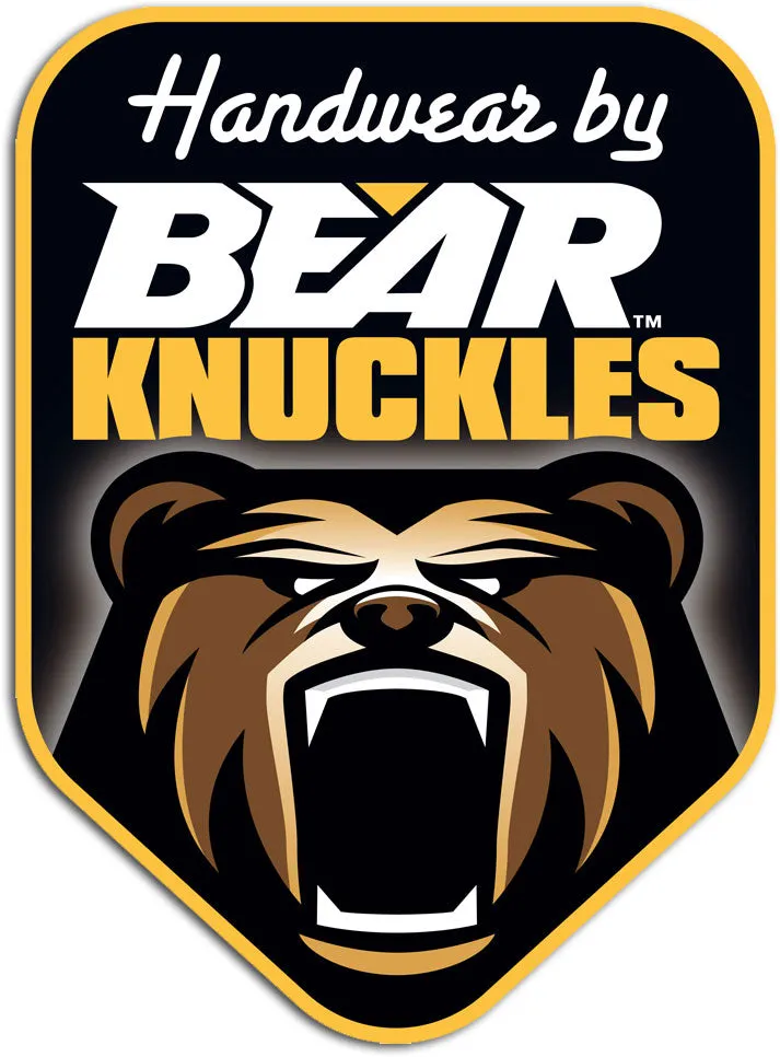 Handwear by Bear Knuckles Sticker (3x4")