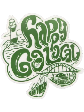 Happy Go Local Sticker