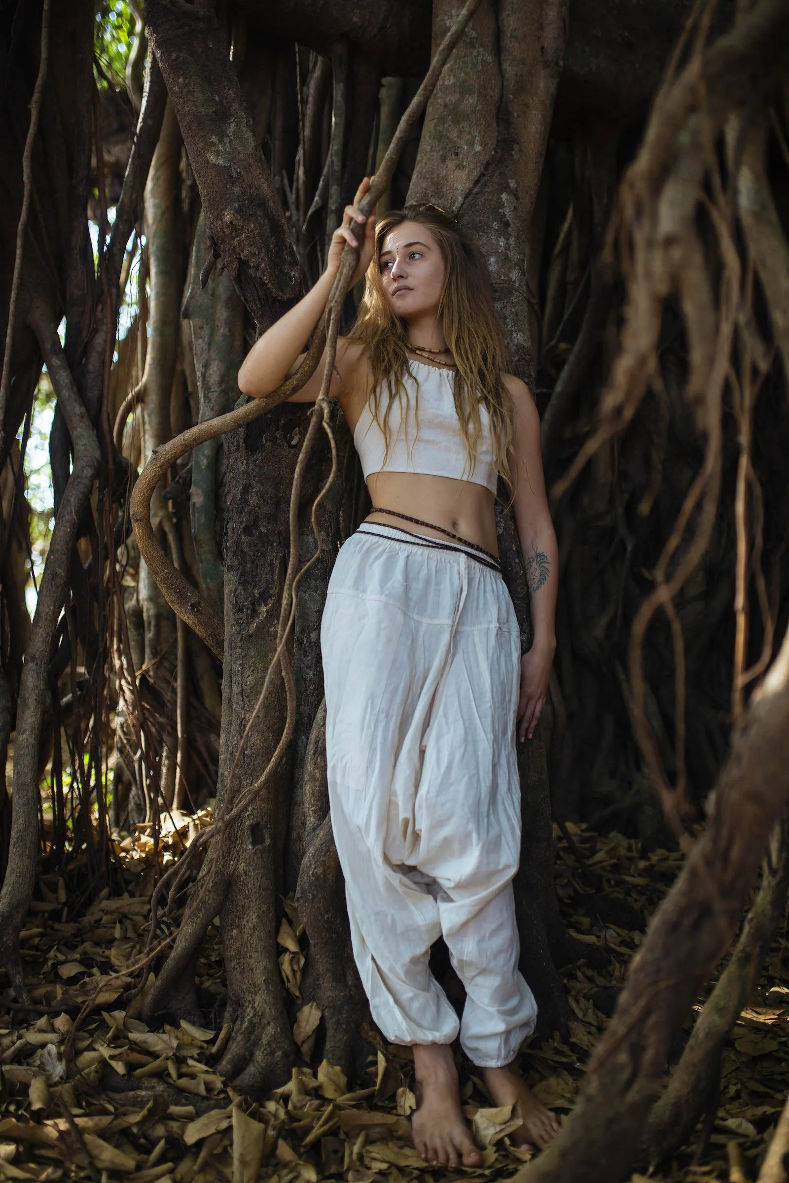 Harem Pants ⋘⋙ Handwoven Natural Khadi Cotton