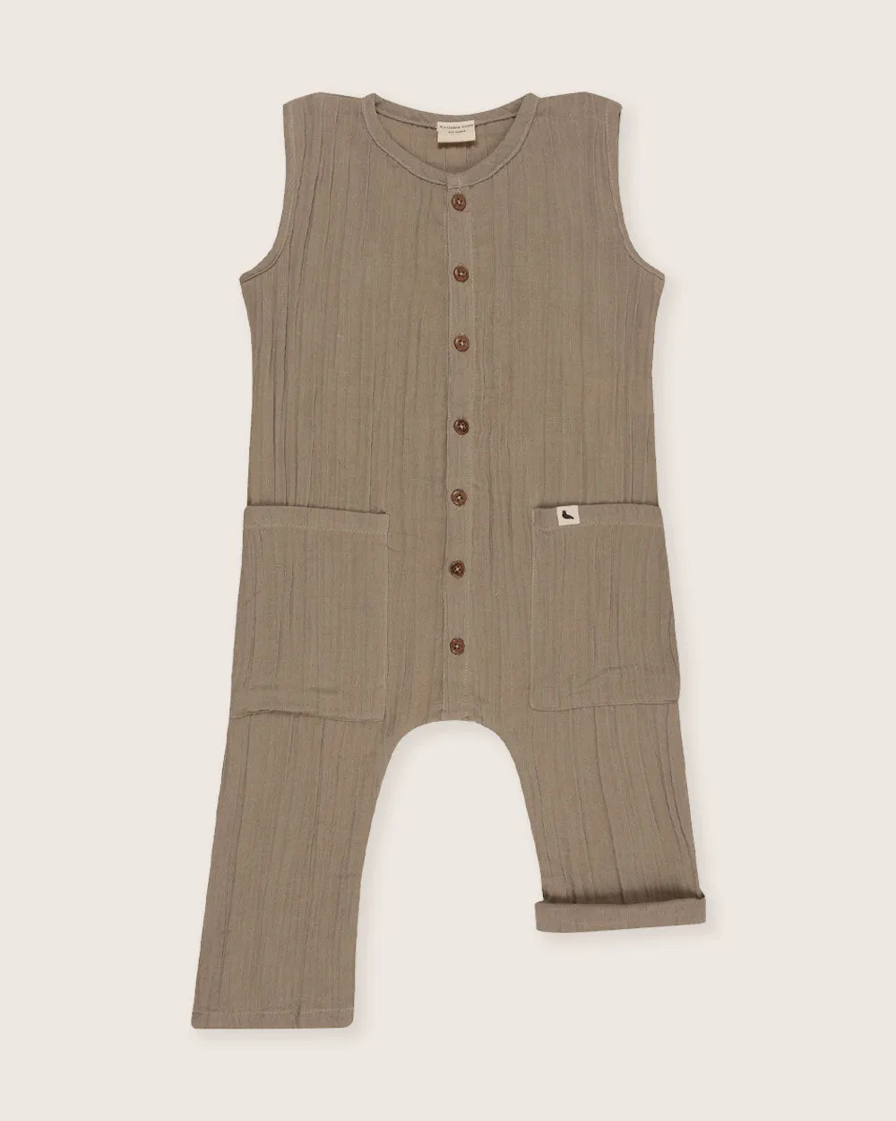 Herb Gauze Tank Dungarees