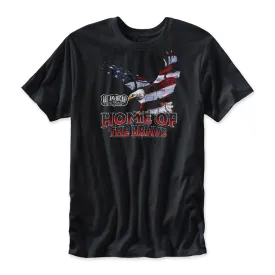 Home of the Brave Eagle Graphic T-Shirt