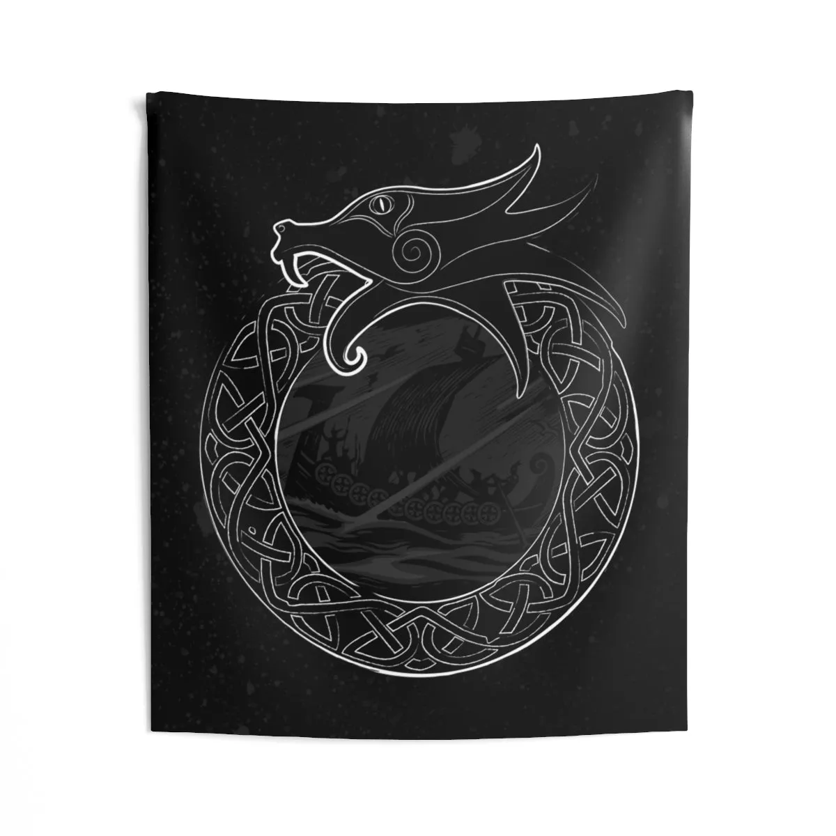 Jörmungandr Midgard Serpent Wall Tapestry