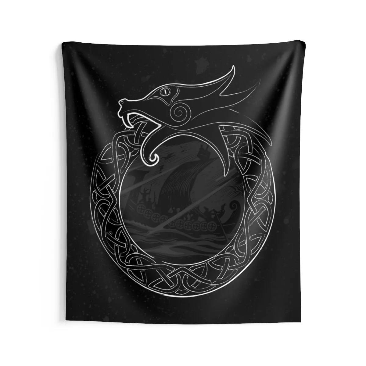 Jörmungandr Midgard Serpent Wall Tapestry