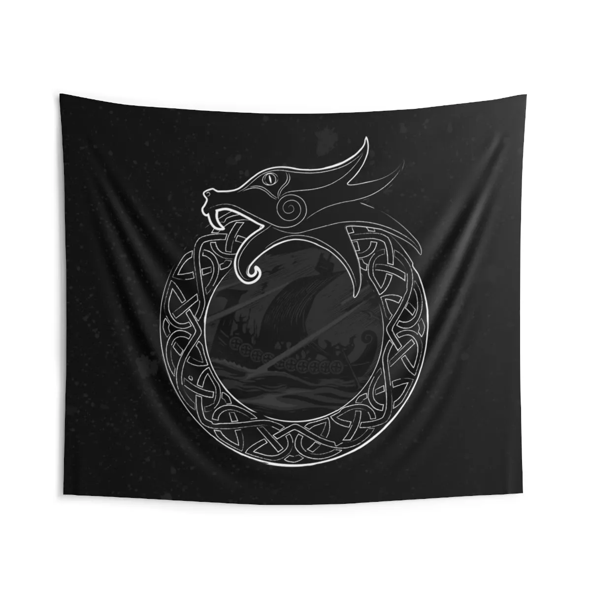 Jörmungandr Midgard Serpent Wall Tapestry