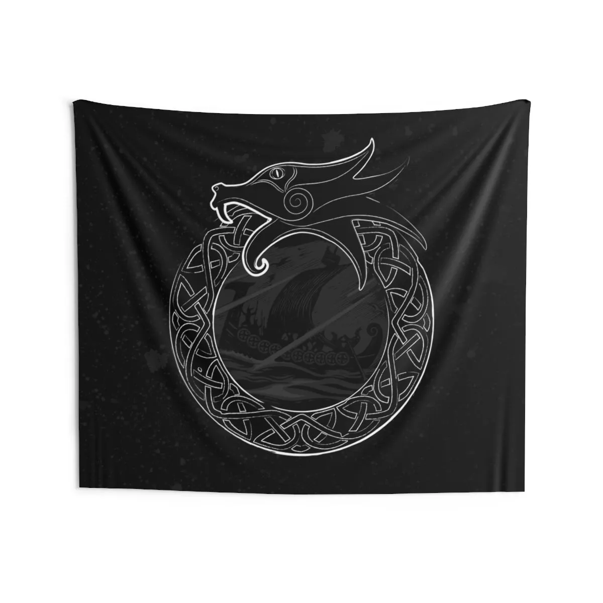 Jörmungandr Midgard Serpent Wall Tapestry