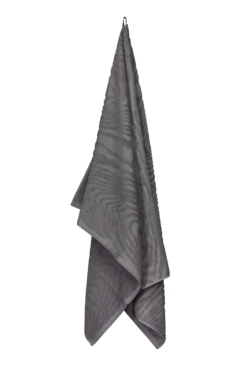 KAARNA bath towel in grey