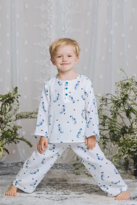 KARL - BOYS PYJAMA SEAHORSE PRINT