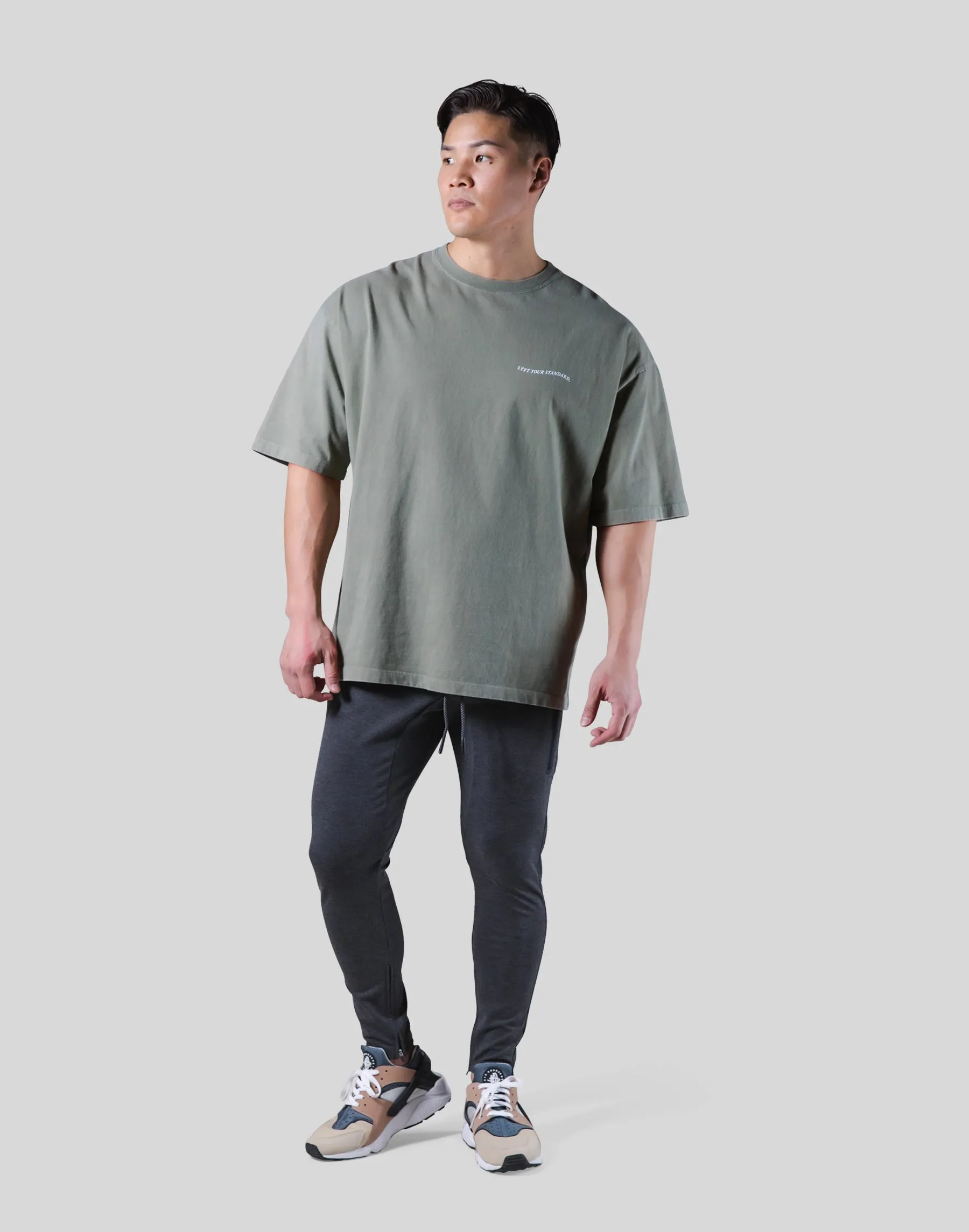 Lion Ring Vintage Big T-Shirt - Olive