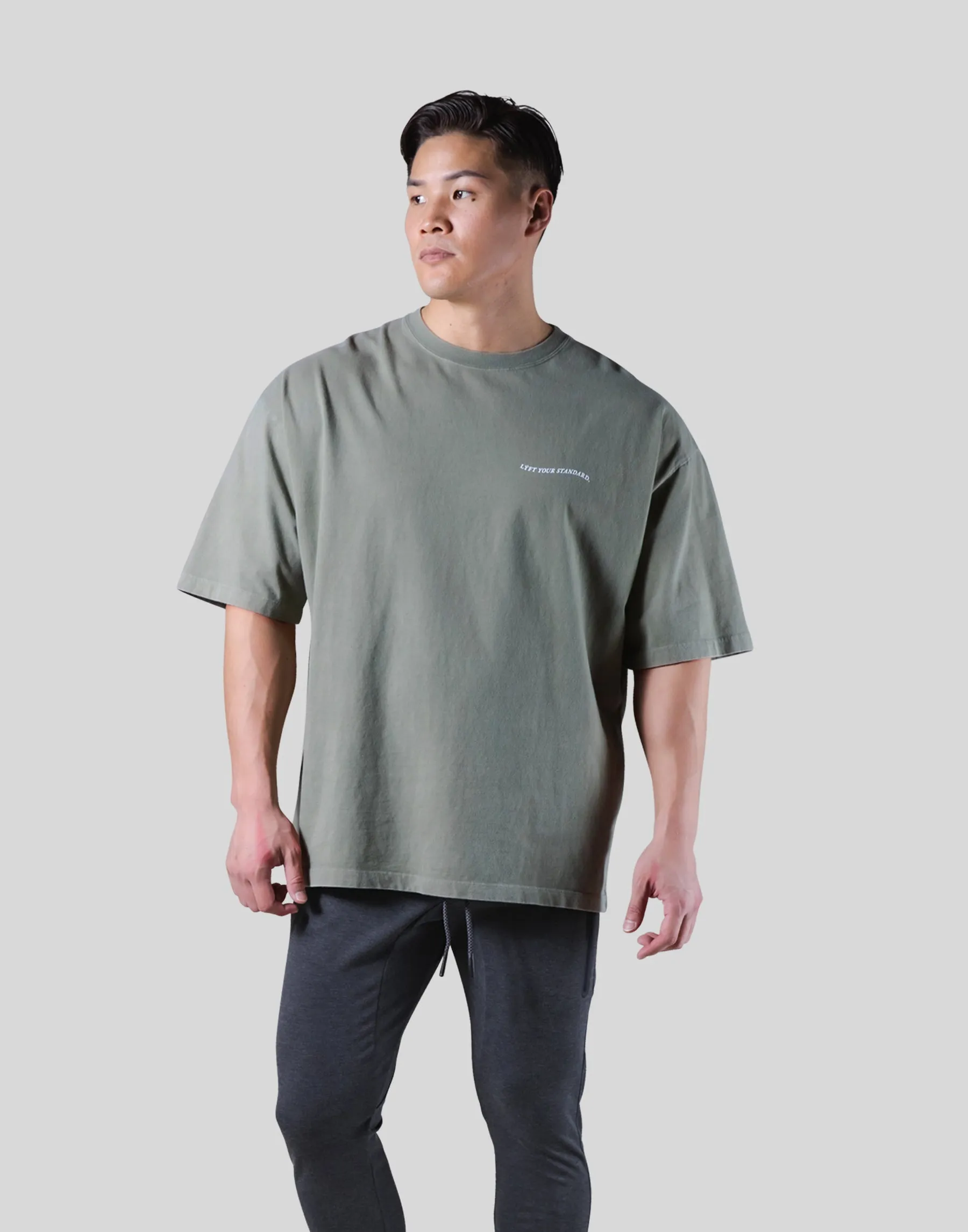 Lion Ring Vintage Big T-Shirt - Olive