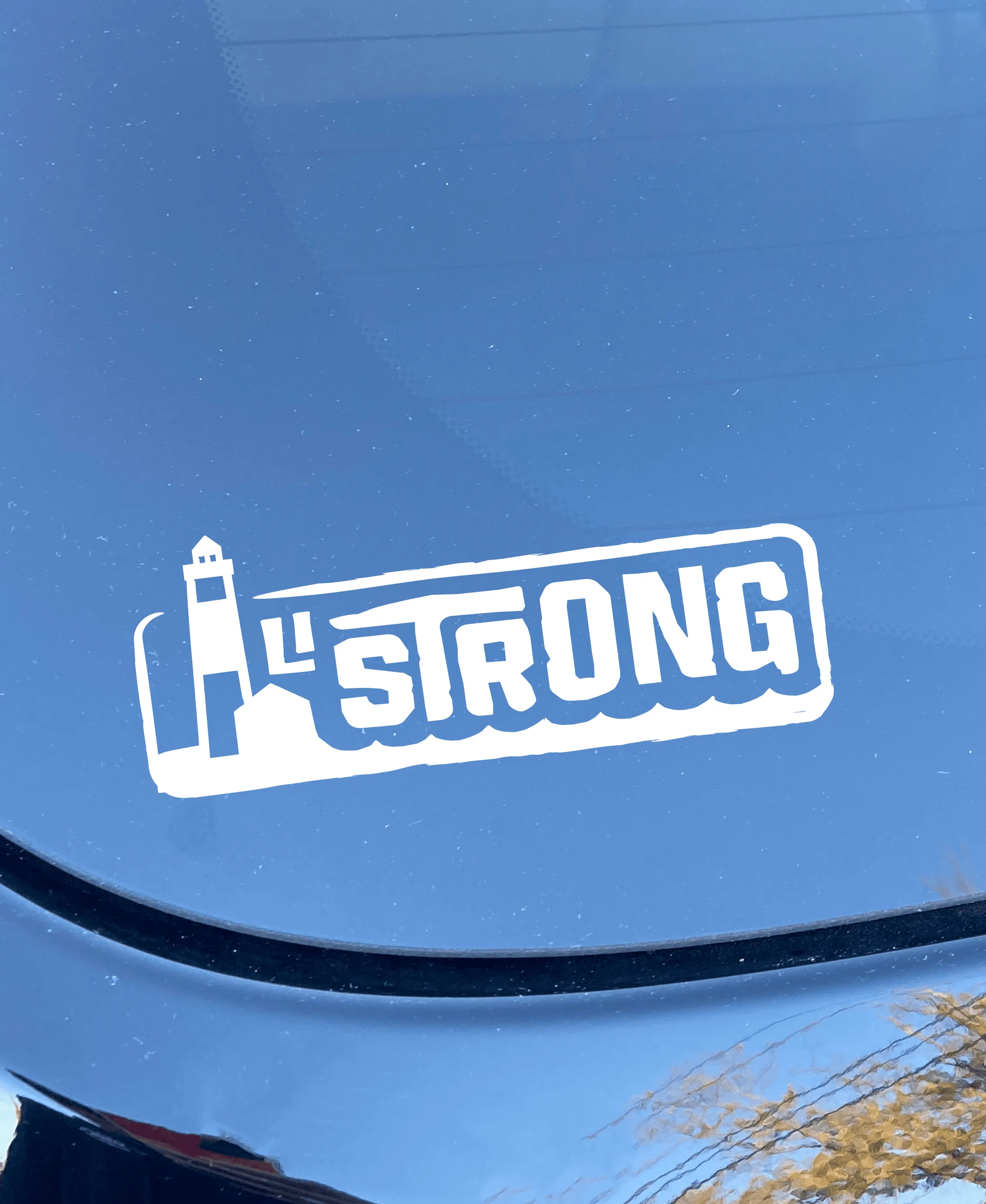 Long Island Strong Lighthouse Sticker