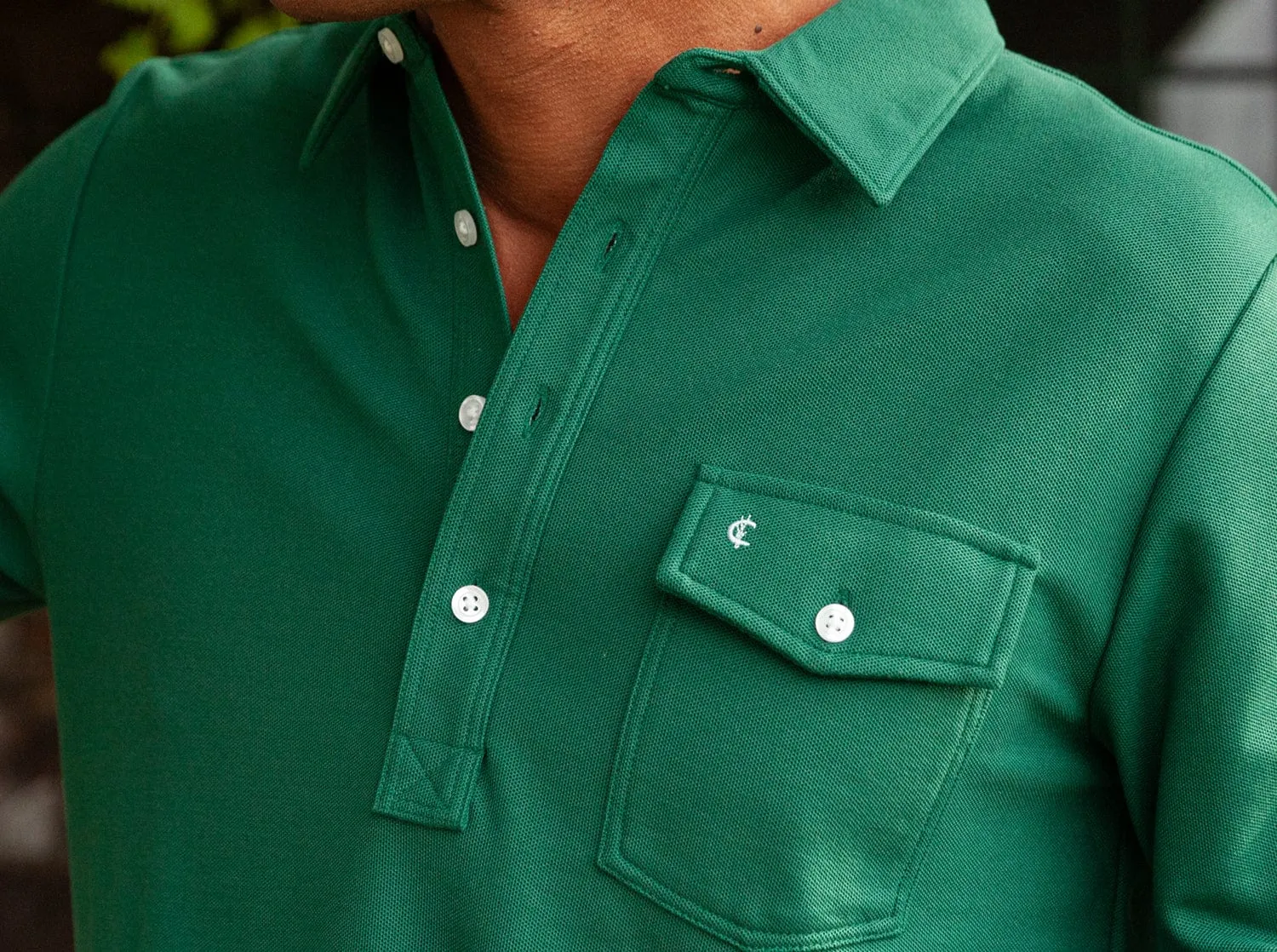 Long Sleeve Players Shirt - Evergreen